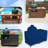 Heavy-Duty Outdoor Waterproof Outdoor Big Egg Grill Cover, UV Resistant Barbeque Gas Cover-86320858