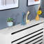 Juhi Medium Radiator Cover Horizontal Slats Free-standing