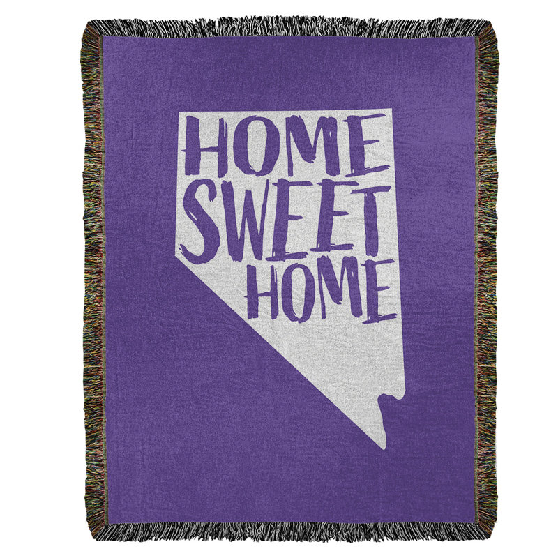 Jeté en coton tissé doux pour la maison nevada, l 37 po x L 52 po, Mauve