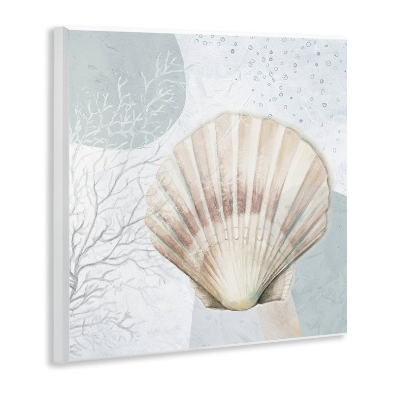 «Seashell Circle», art mural sur plaque par Patricia Pinto