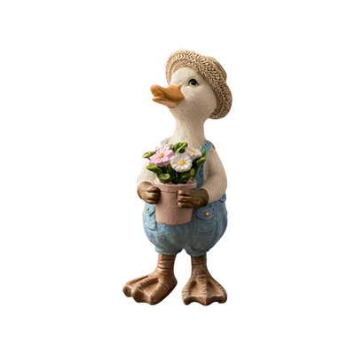 Decorative craft Adorable Ducks Shaped Decorative Items Suitable For Living Rooms Entryways And Bedrooms Resin Crafts Ornaments And Statues.