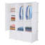 Armoire de rangement 12 cubes cubes en plastique empilable