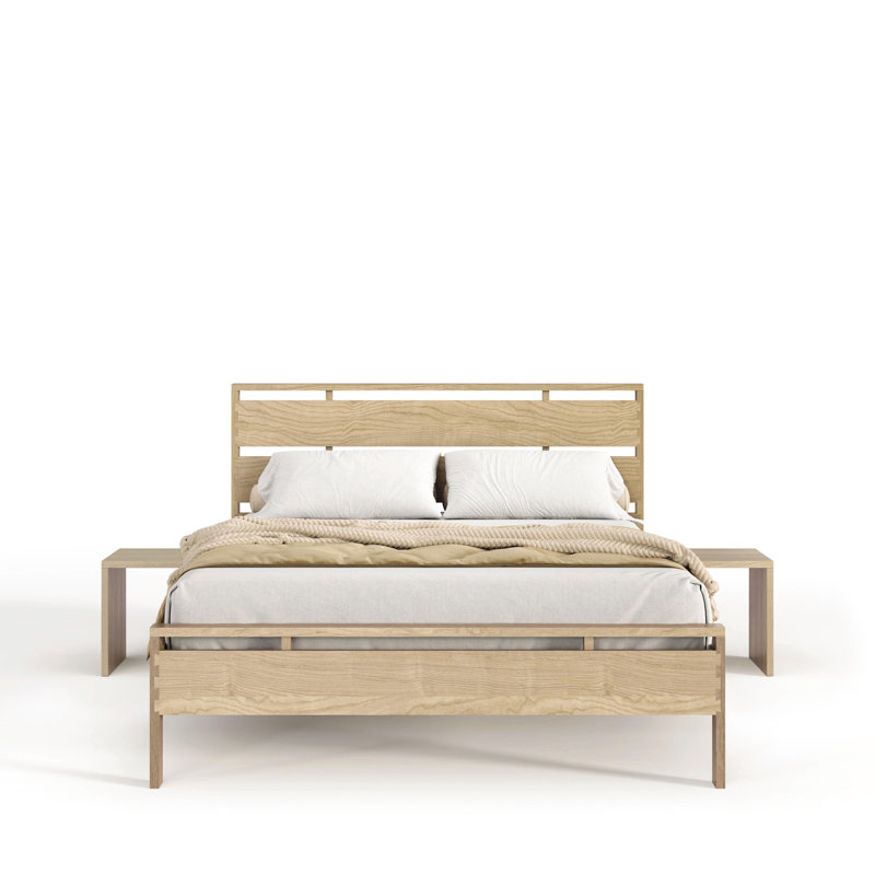 Ensemble de chambre avec lit plateforme 2 pièces Oslo, Grand lit