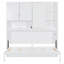 Lit escamotable mural simple avec armoire supérieure