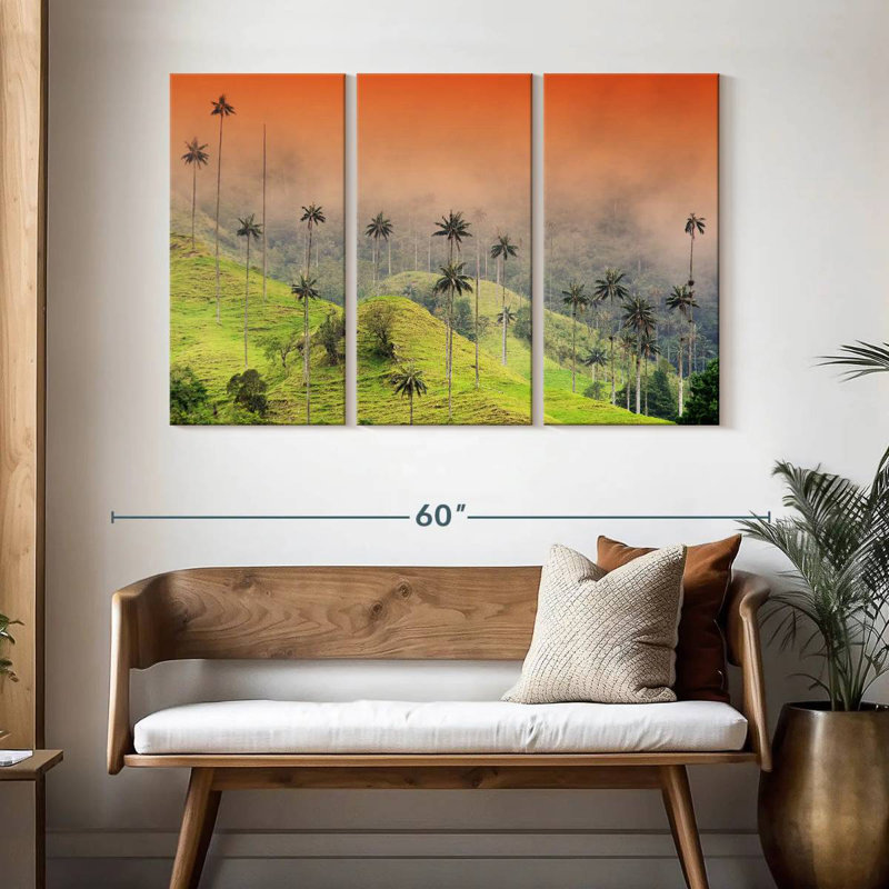 Alvord Cocora Valley Palms, 32" H x 50" W