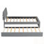 Lit plateforme tapissier simple avec lit gigogne Teddy-680872261-680872260
