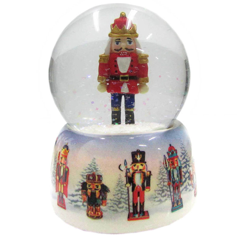 Globe à neige de casse-noisette musical hamlan