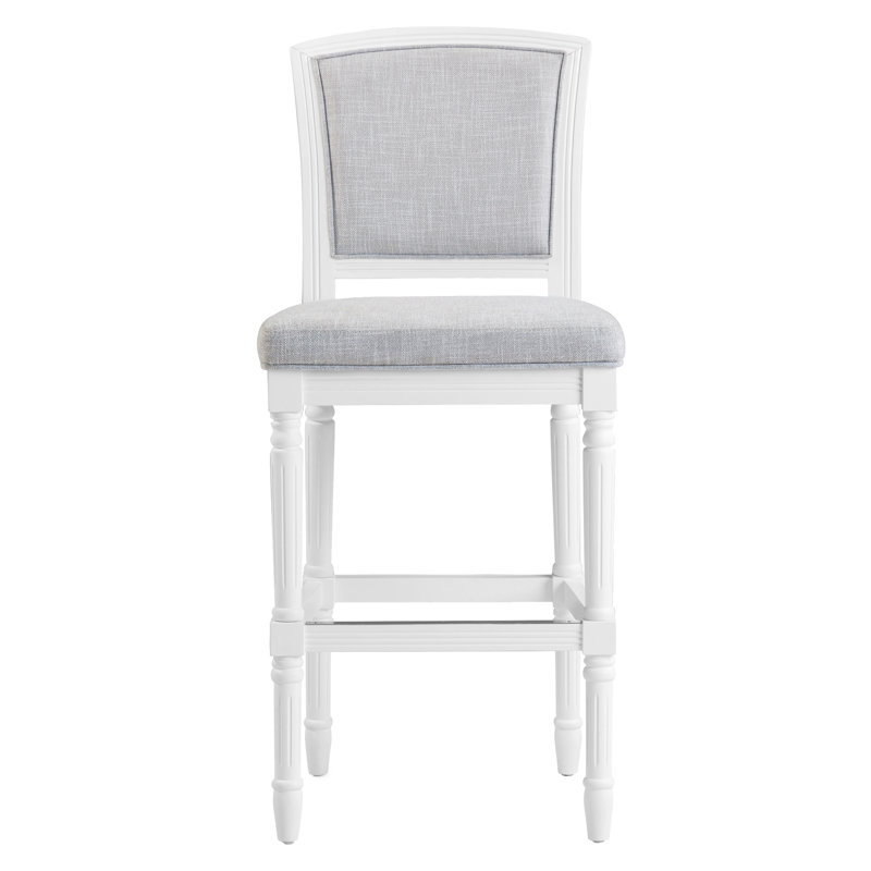 L 21,0 po x l 23,0 po x H 47,5 po, bois / tissu, 1 pièce, tabouret de bar, siège rembourré, H 47,5 po x L 21 po x P 23 po