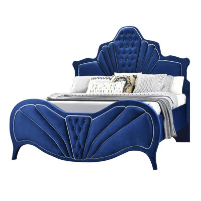 Lit plateforme tapissier touffeté Jument