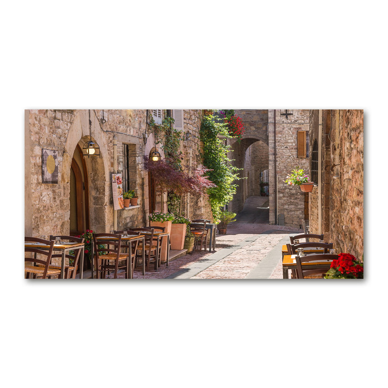 Italian Street - Wrapped Canvas Print