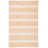 Chesnut Natural Fiber Flat Weave Jute And Cotton With Latex Striped Rug-1771826301