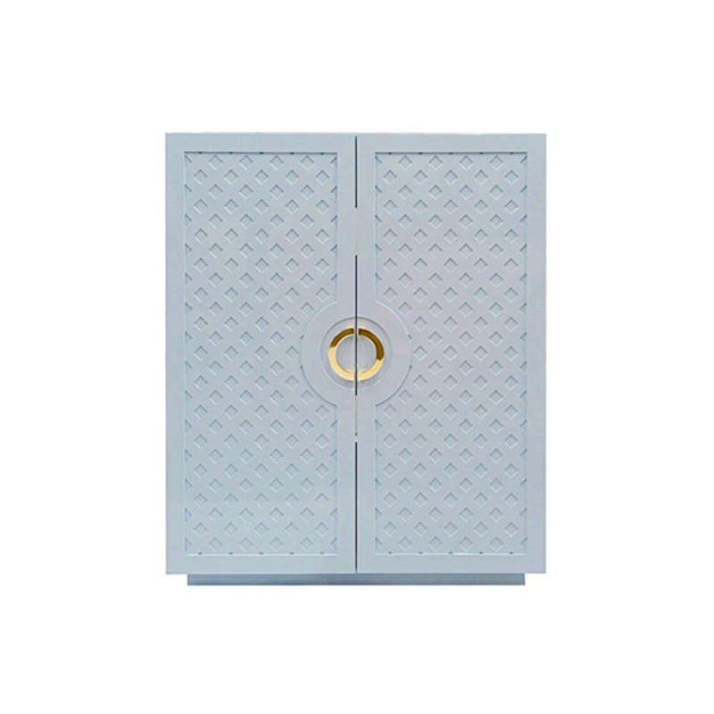 Accent Cabinet, Light Blue