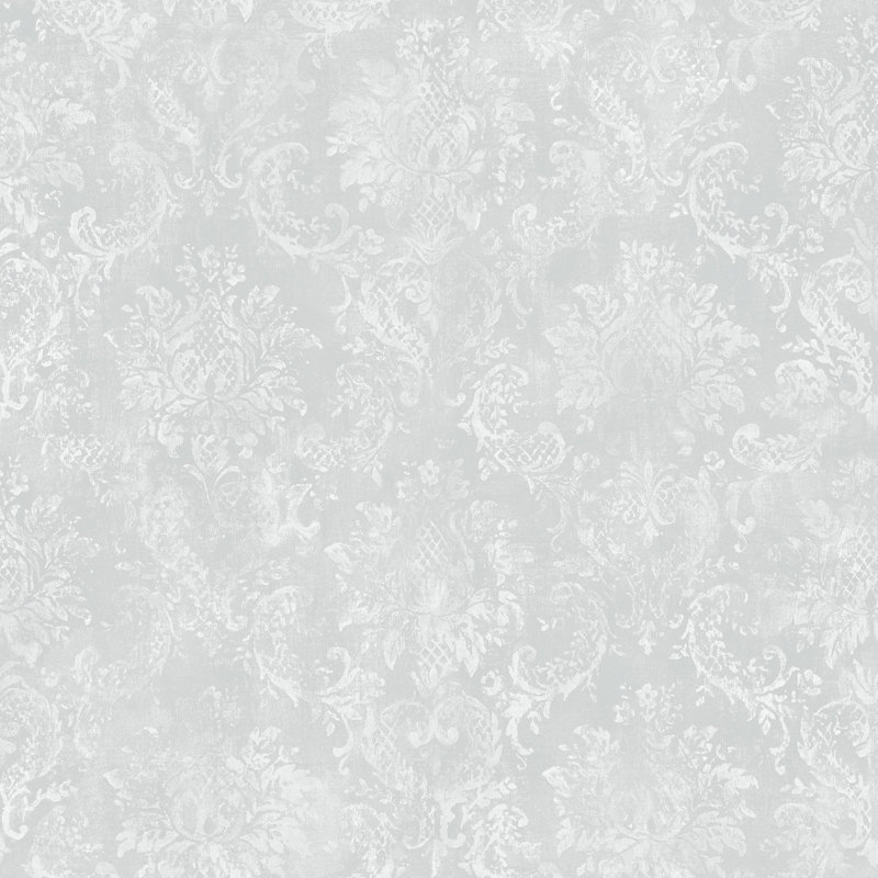 Positano 10m x 52.8cm Matte Wallpaper Roll, Grey/Off White