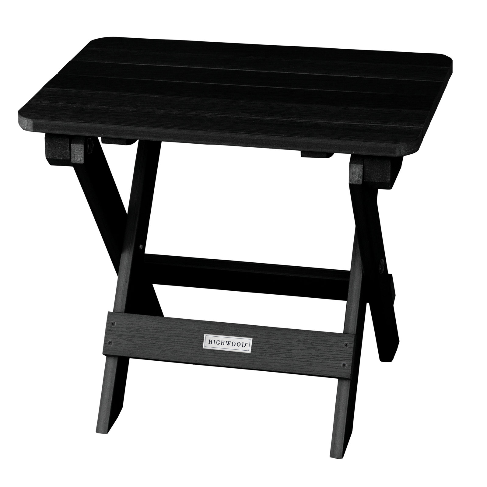 Prattsville Adirondack Side Table, Black