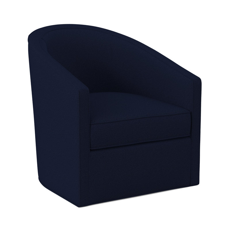 Chaise pivotante Archer, Mélange de polyester uniforme Margaret