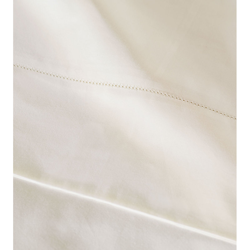 Ensemble de draps en percale de coton de qualité égyptienne 400 fils Gianna Luxe, Ivoire
