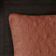 Ensemble de couvre-lit réversible 3 pièces rouge argile-122525128-122525131