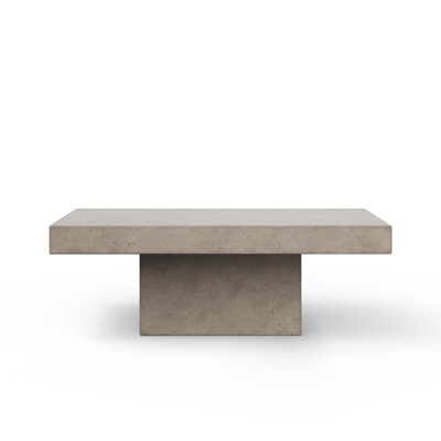 Kareen Concrete Pedestal Coffee Table