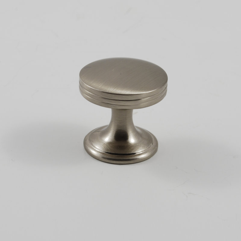 Poignée champignon 1 po de diamètre, Nickel satiné