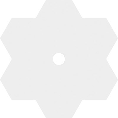 30"OD x 3"ID x 10 1/2"C x 1"P Daisy Architectural Grade PVC Contemporary Ceiling Medallion