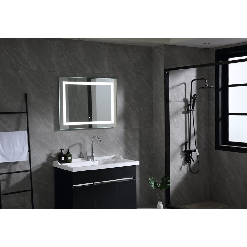 Fenwick Landing Metal Rectangle Wall Mirror, 28" H x 39" W
