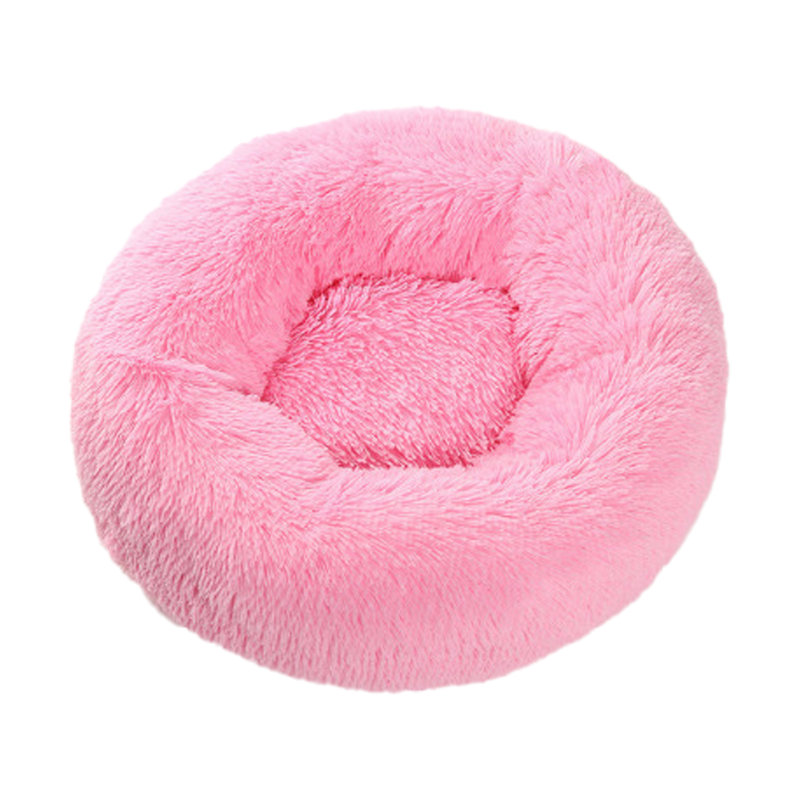 Leanne Orthopedic Nest Pet Bed, 70 W x 70 D cm, Pink