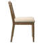 Chaise d'appoint rembourrée en noyer Graham (seulement chaises de salle à manger)