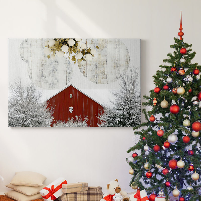 Christmas Holiday Arts - Toile tendue avec châssis XMA171574, H 12 po x l 18 po