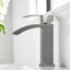 Robinet de salle de bain moderne en nickel brossé - Poignée manuelle de robinet à valve latérale et à cartouche
