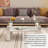 Fraiya Rectangle Coffee Table with Tempered Glass & MDF Storage Shelf, Modern Living Room or Office Center Table-1752602306-1751855674