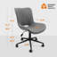 Petit fauteuil de bureau rembourré sans accoudoir-891568814