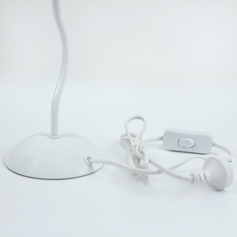 Hadil Metal Novelty Lamp, White