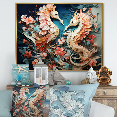" Seahorse Symphony Ethereal Beauty "