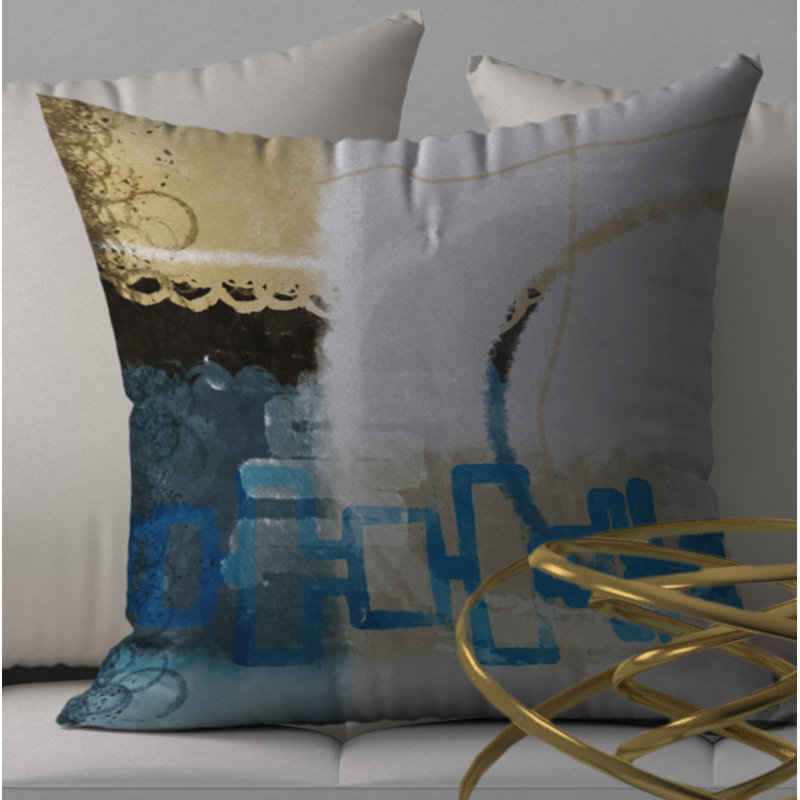Reversible Throw Pillow, 18" x 18"