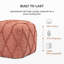 Pouf ottoman rectangulaire rouge Adelene 17'-1090362990