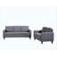 Chaise d'appoint rembourrée - fauteuil capitonné capitonné en tissu de polyester pour le salon-129894042