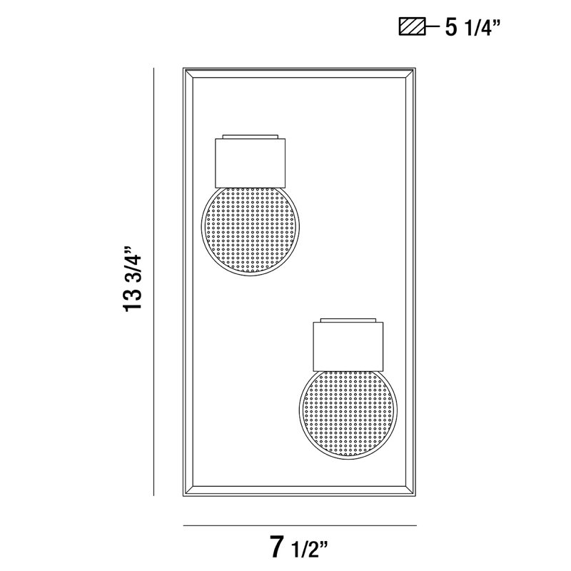 Gibson LED Wall Light