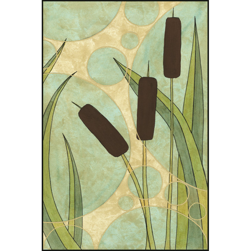 Tranquil Cattails III by Renée W. Stramel - Wrapped Canvas Print, 46cm H x 30cm W x 3.8cm D