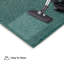 Tapis rond rond vert Melby-418867103