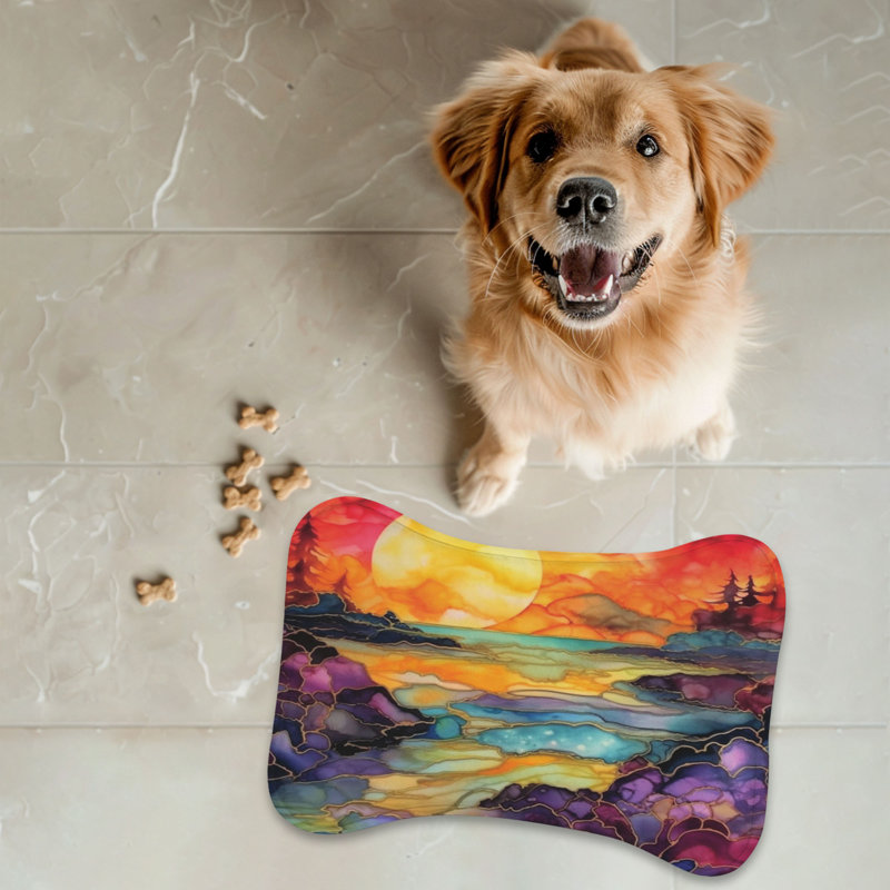 Tapis de soirée en forme d'os - 1 pièce