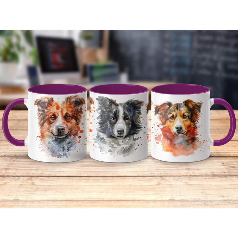 Mug, 2, Purple