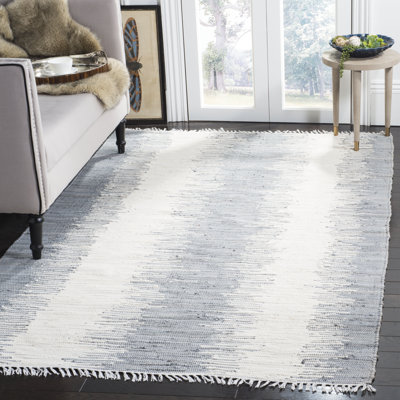 Cayman Hand Woven Cotton Striped Rug