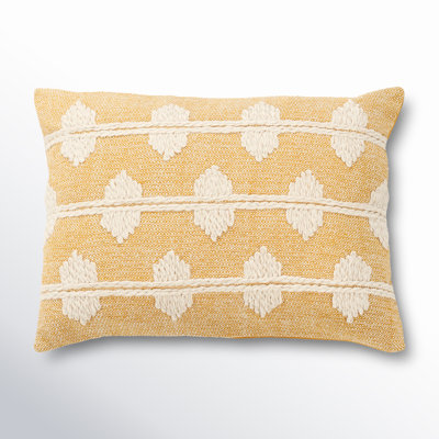 Heiden 100% Cotton Lumbar Rectangular Pillow Cover & Insert