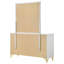 Commode 6 tiroirs avec miroir Cletus-1360110392