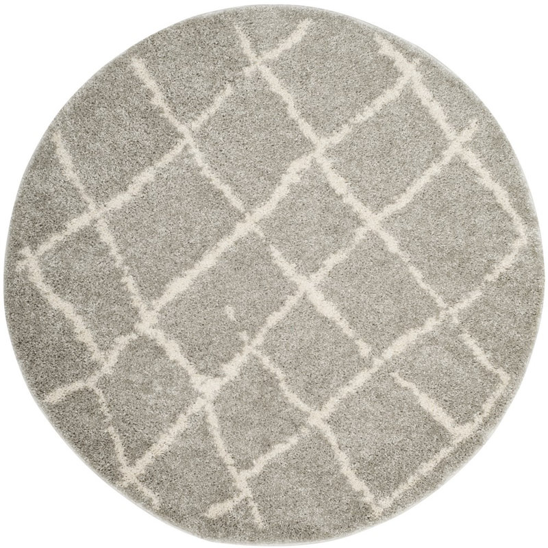 Verna Argyle Hand Woven Area Rug, Round 155 cm