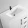 DodreHome 30"×18.1" White Ceramic Rectangular Drop-in Bathroom Sink with Faucet and Overflow