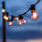 25Ft 25 + 2 LED G40 Outdoor Super Solar Power Patio String Lights