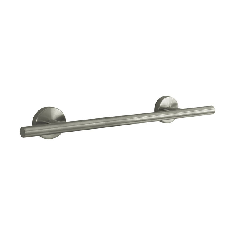 Porte-serviettes mural E & S Accessoires, Nickel brossé, 12"