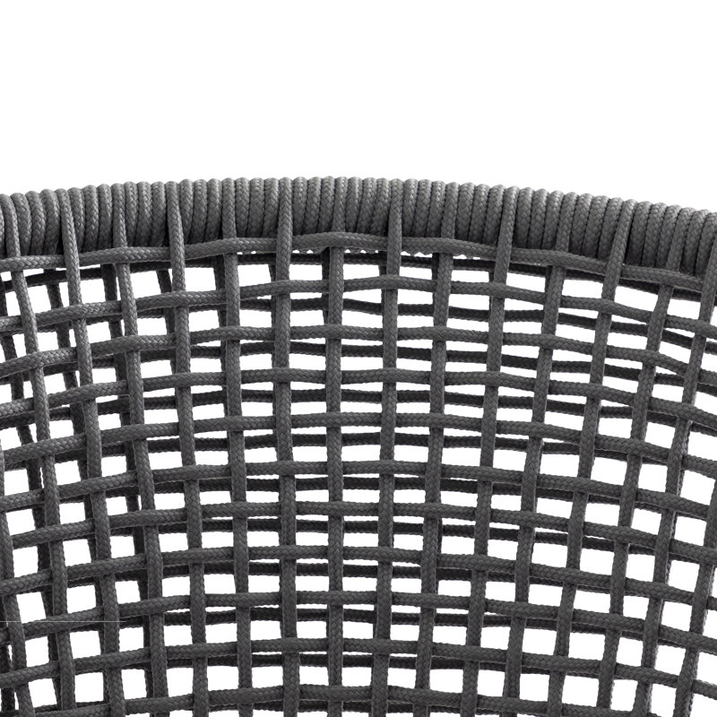 Chaise avec accoudoirs grise