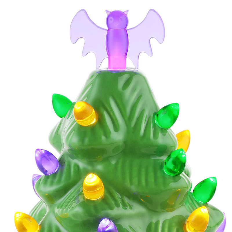 Halloween Lighted Bat Tabletop Tree
